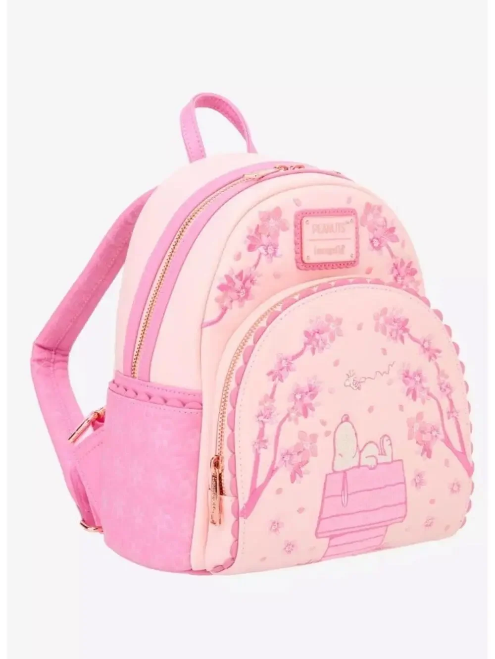 Loungefly Peanuts Cherry Blossom Snoopy Mini Backpack